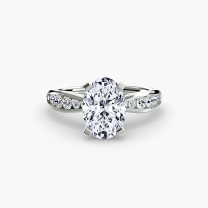 Solitaire with Pavé 3
