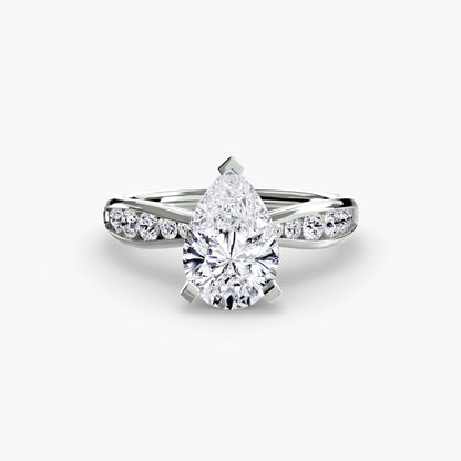 Solitaire with Pavé 3