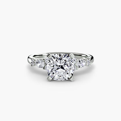 The Floral Accent Solitaire