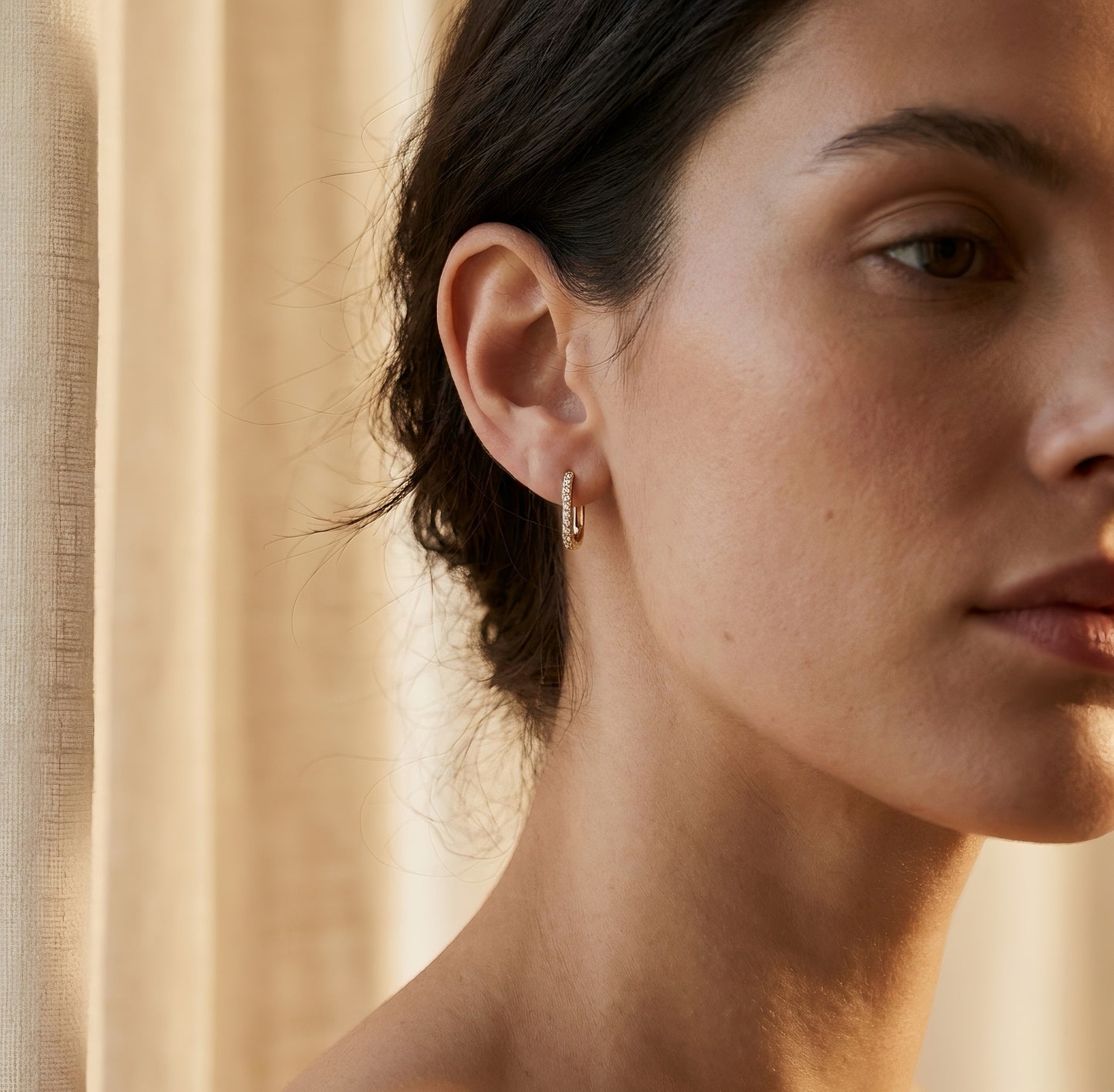 Diamant-Creolen | Lab-grown Diamant | 14k Gold | Lunevya