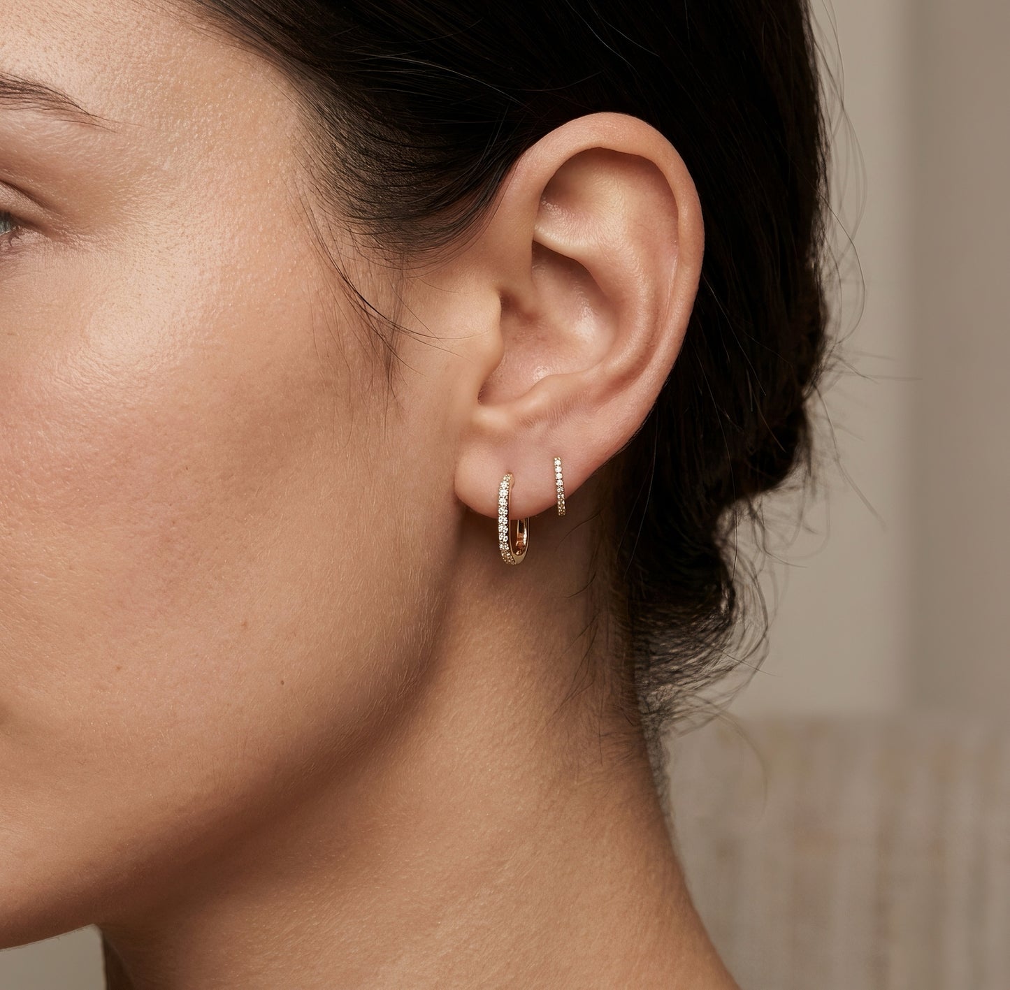 Diamant-Creolen | Lab-grown Diamant | 14k Gold | Lunevya