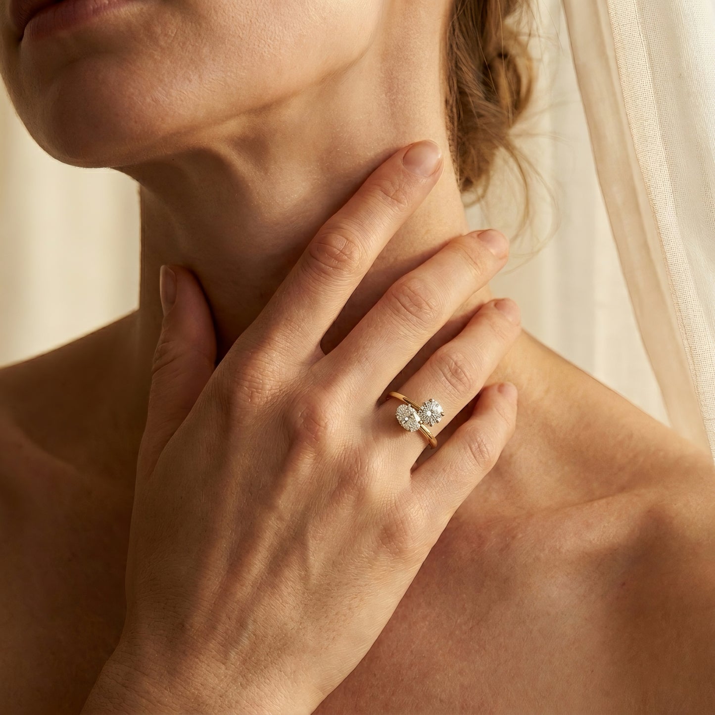 Toi et Moi Diamantring | 2.0 ct | Mixed-Cut Design | Lab-grown Diamant | 14k Gold | Lunevya