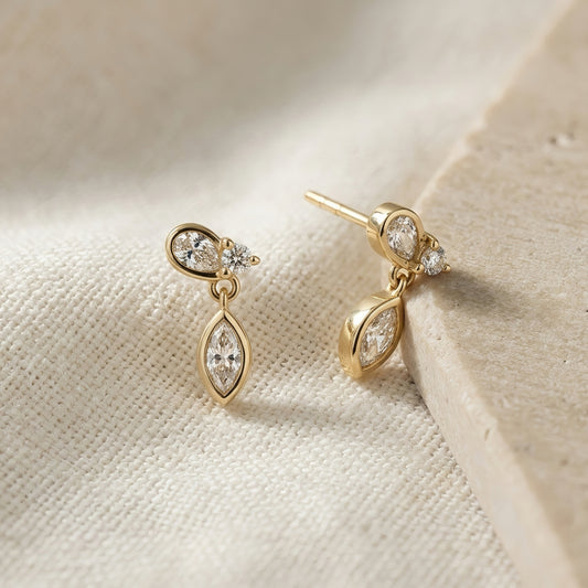 Diamant-Hänger | Handgefertigte Eleganz | Lab-grown Diamant | 14k Gold | Lunevya