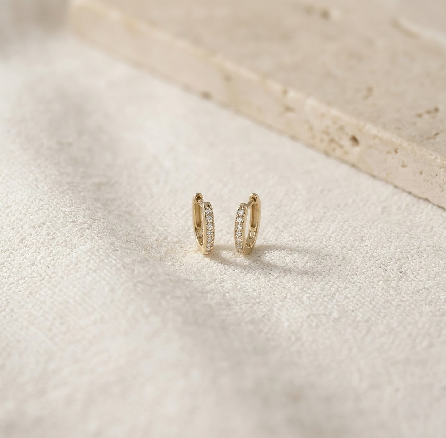 Diamant-Creolen | Lab-grown Diamant | 14k Gold | Lunevya