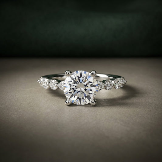 Solitaire with Eternity Pavé 2 – LUNEVYA