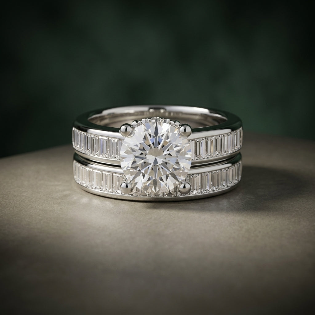 Baguette Channel Solitaire – LUNEVYA