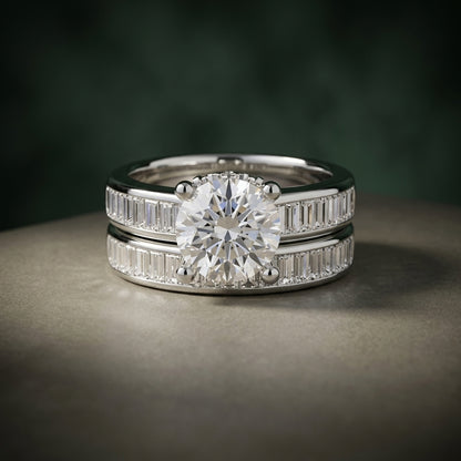 Baguette Channel Solitaire – LUNEVYA