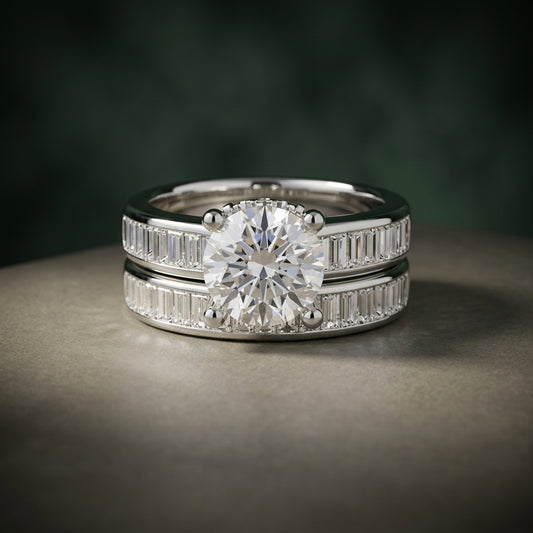 Baguette Channel Solitaire – LUNEVYA