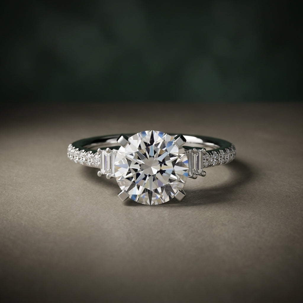 Solitaire with Pavé 4 – LUNEVYA