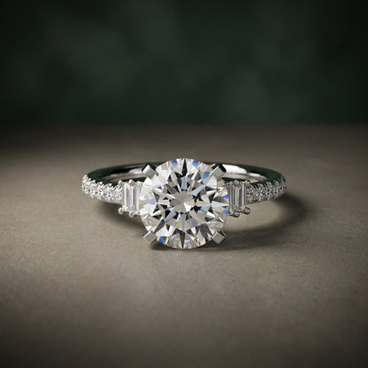 Solitaire with Pavé 4 – LUNEVYA